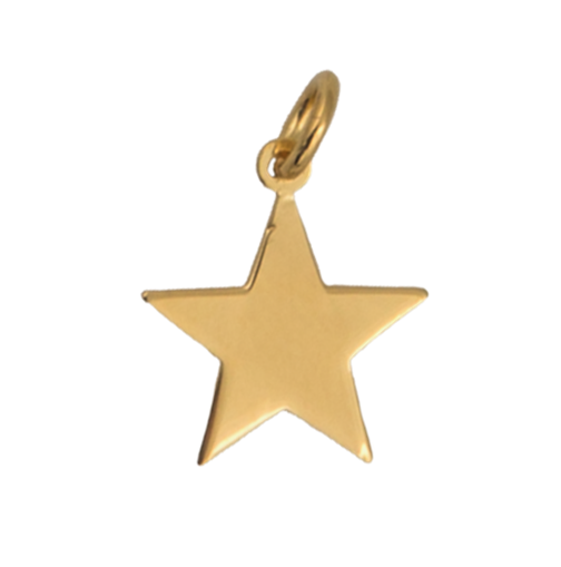 CU Jewellery Letters star gold