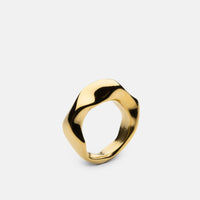 Skultuna Chunky Petit Ring – Gold Plated