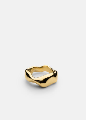 Skultuna Chunky Petit Ring – Gold Plated