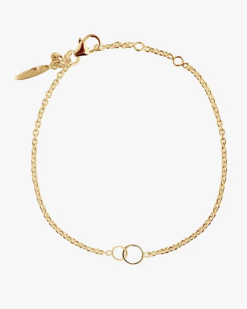 Les-Amis-drop-bracelet-gold