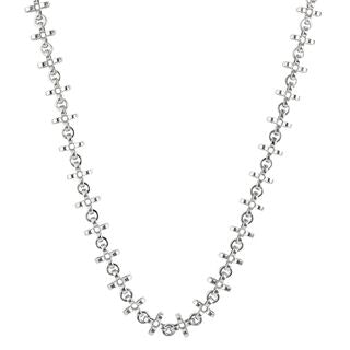 Pantolin Crosschain Necklace 108 cm Silver