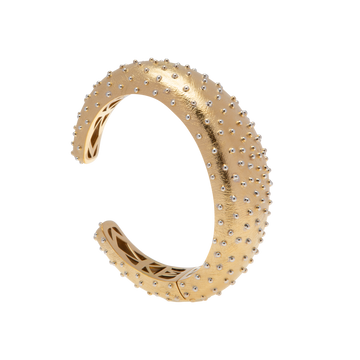 Pantolin Ostrich Bangle Gold