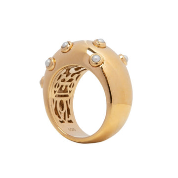Pantolin Sky Ring Gold/Pearl