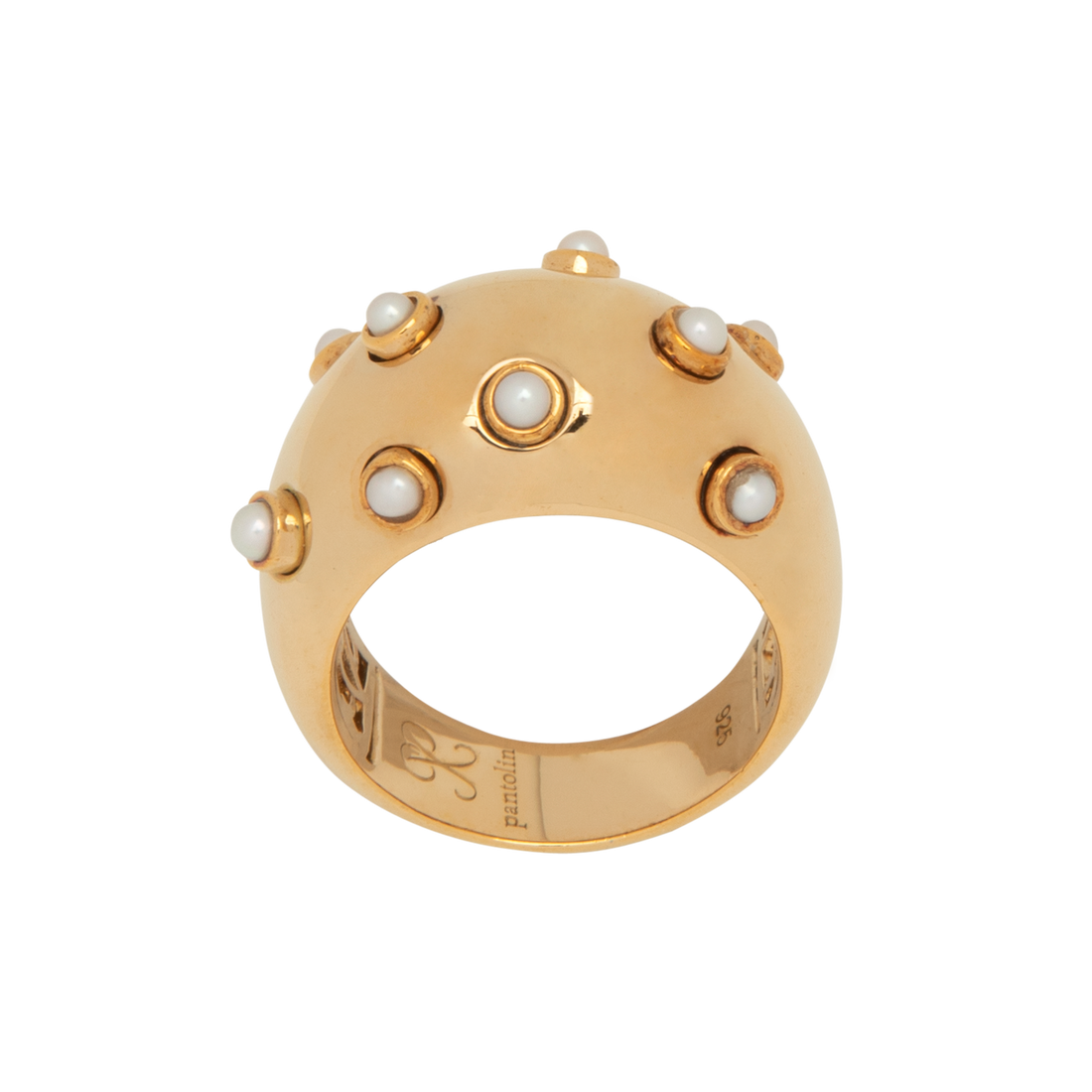 Pantolin Sky Ring Gold/Pearl