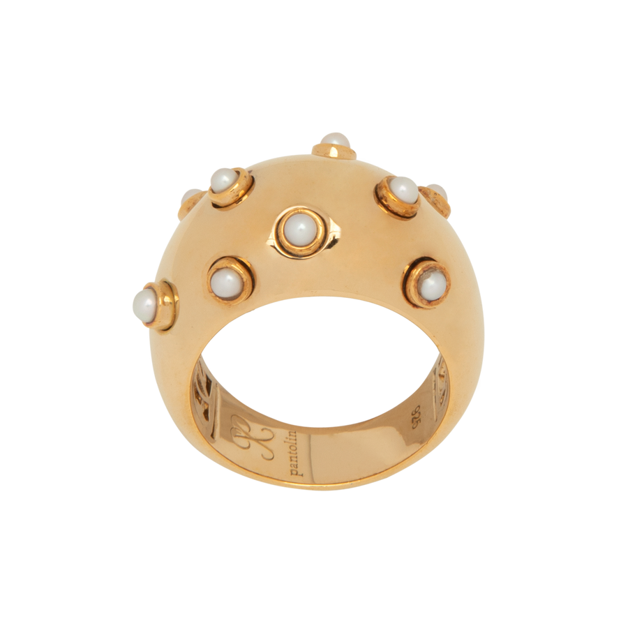 Pantolin Sky Ring Gold/Pearl