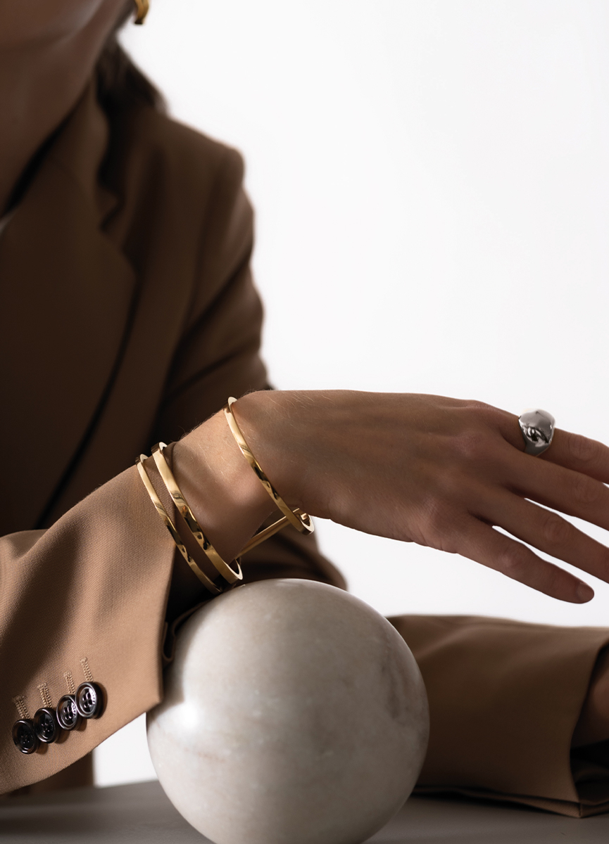 Skultuna Chunky Ring - Polished Steel Small