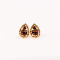 Lily and Rose Elsa Earrings - Amber (Gold)