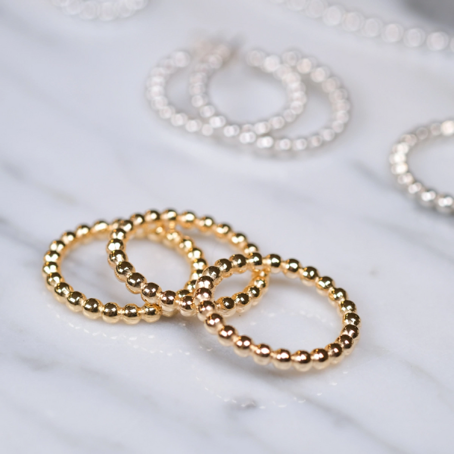 Emma Israelsson Globe Ring Gold