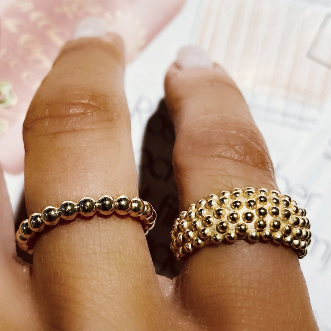 Emma Israelsson Globe Ring Gold