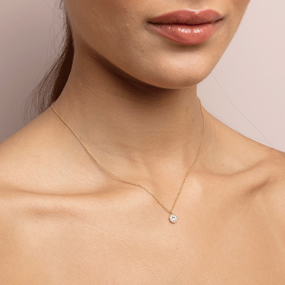 Lily and Rose Petite Miss Sofia Necklace - Crystal (Gold)