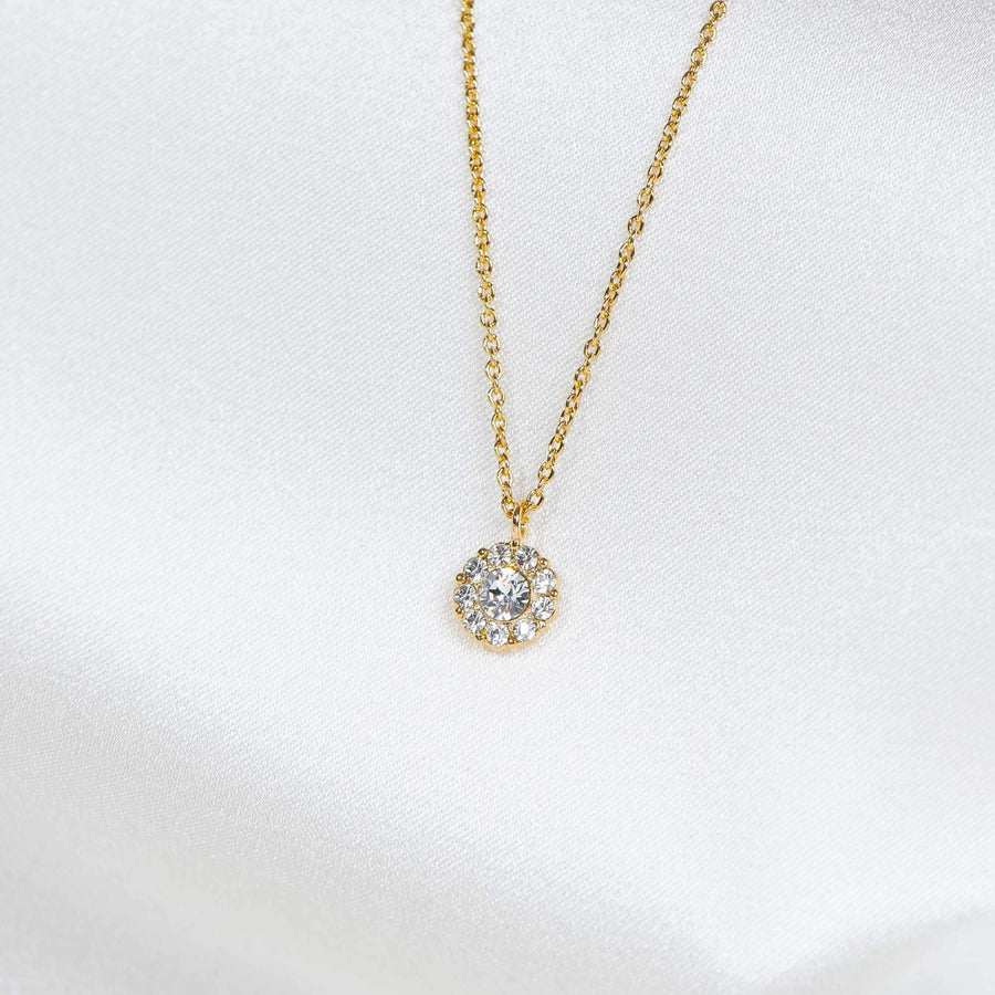 Lily and Rose Petite Miss Sofia Necklace - Crystal (Gold)