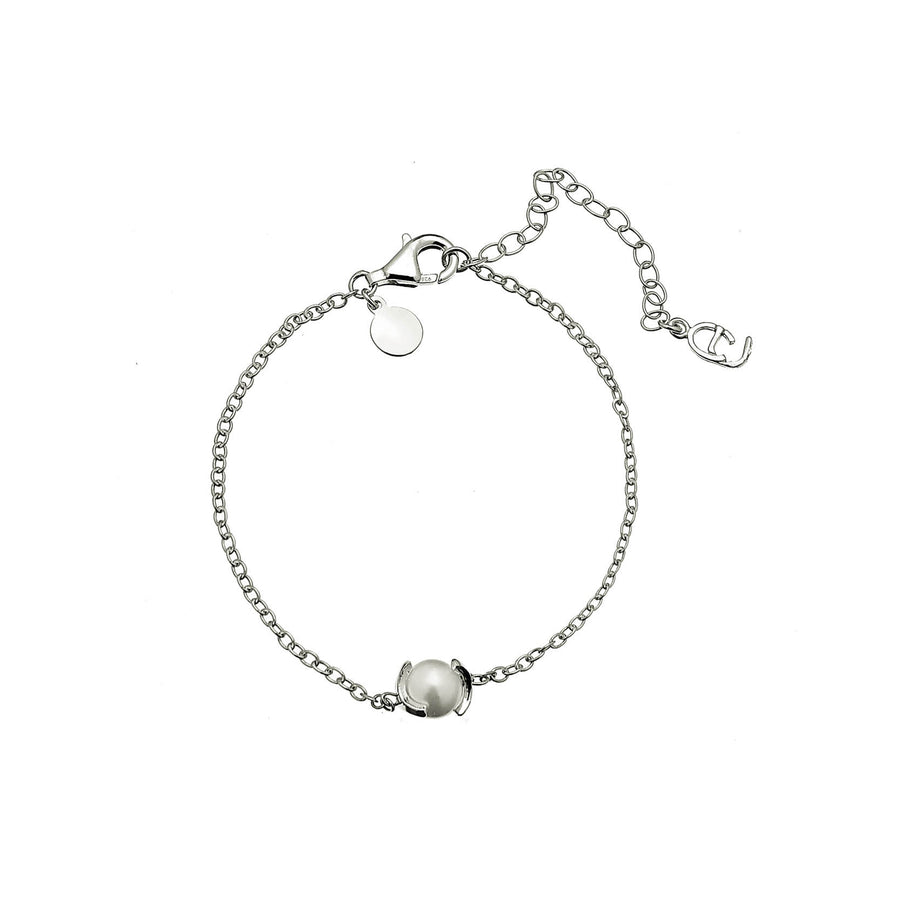    pearl-chain-braclet-silver