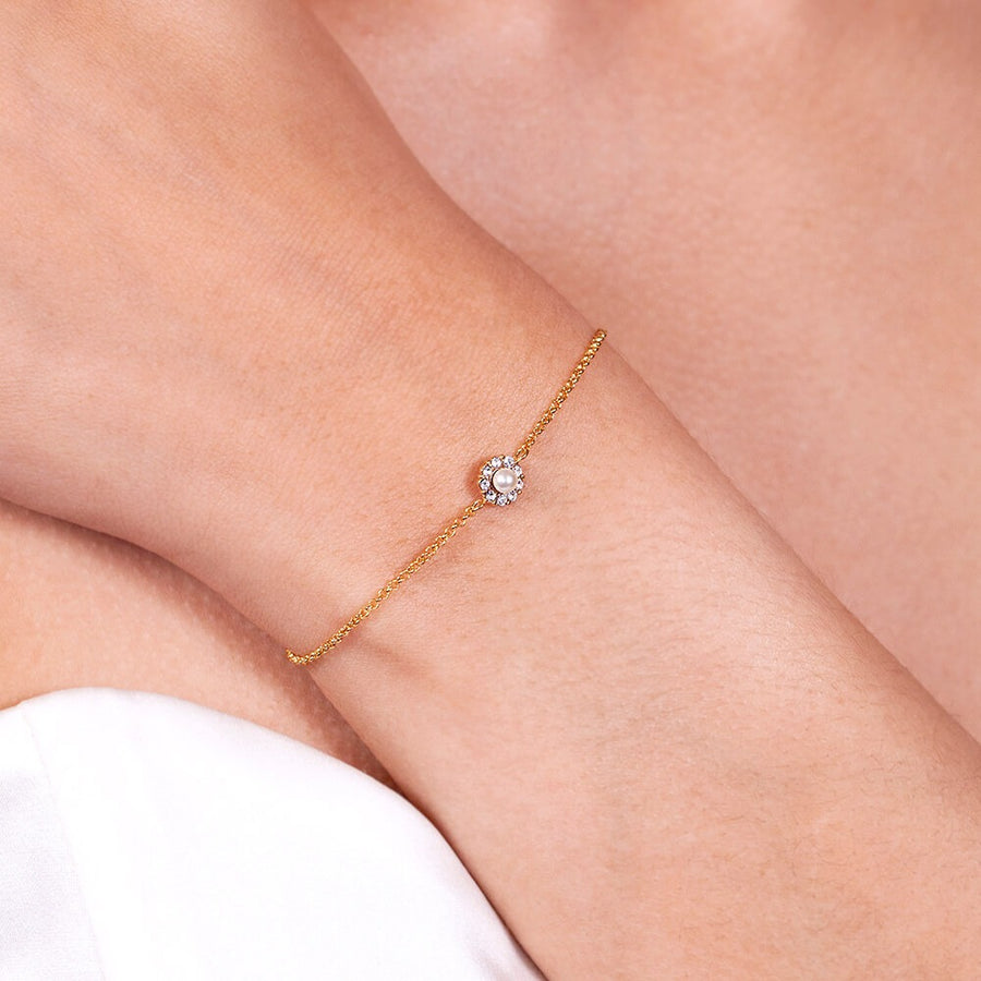 Lily and Rose Petite Miss Sofia Bracelet- Crystal (Gold)